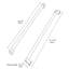 ZLINE 36 in. French Door Refrigerator Helix Handles (Set of 4) in Stainless Steel-388478751