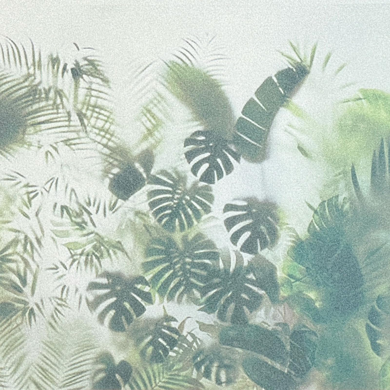 Tropical Rainfores Floral Window Film
