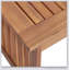 TABLE CAFÉ CASA ACACIA avec bois teint durable et détails faits à la main pour une vie extérieure élégante
