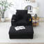 Chaise rembourrée avec repose-pieds Abegale-1025926513