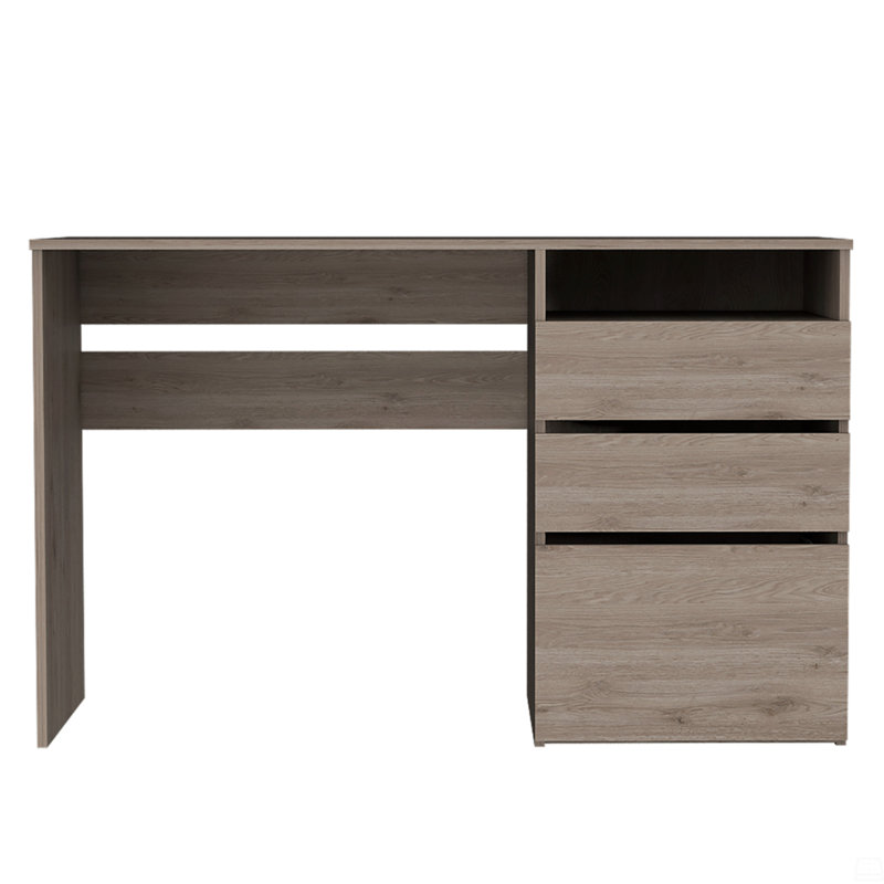 Bureau d'ordinateur, 3 tiroirs, une tablette