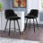 Swivel Upholstered 26"/29" Counter & Bar Stool With Solid Metal Frame and Velvet Back-1125635289-1125635295