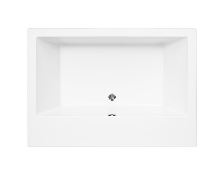 Andrea® 26 54" Air Bathtub - Matte, Drop In