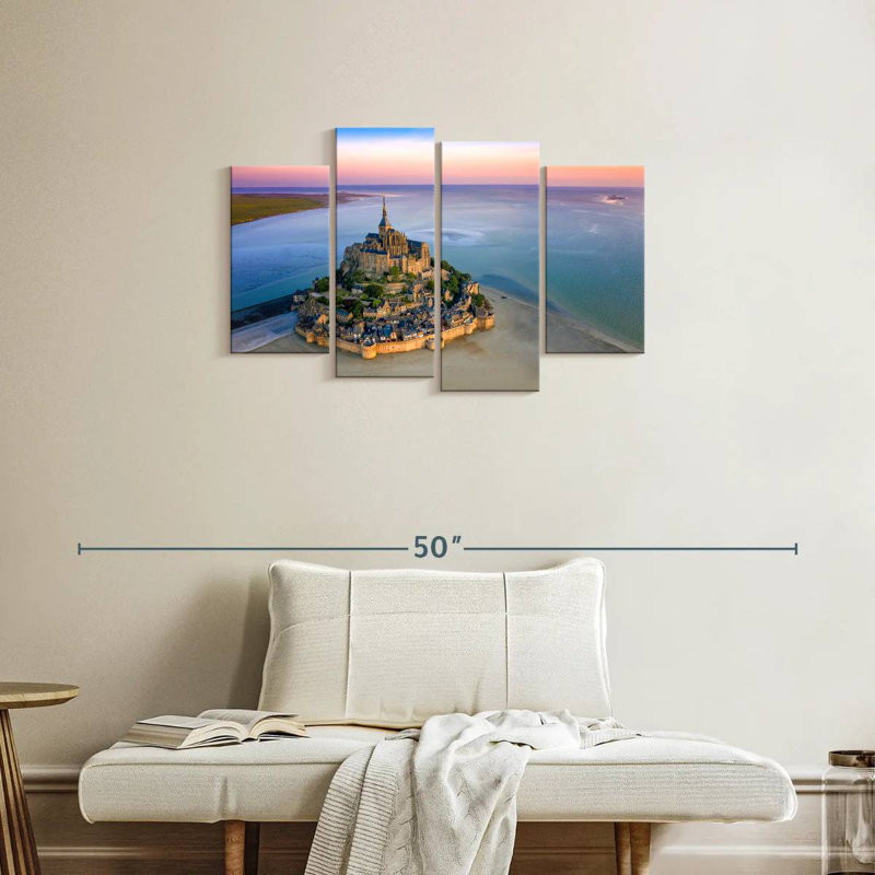 Adella Mont St.-Michel, France, Normandie, H 22 po x l 36 po