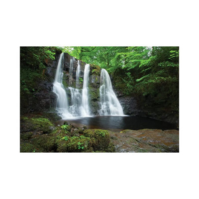 Ess-Na-Crub Waterfall, Glenariff Forest Park, County Antrim, Northern Ireland by Gareth McCormack - Wrapped Canvas Print