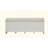 Wedgeport Upholstered Storage Bench in Beige and White