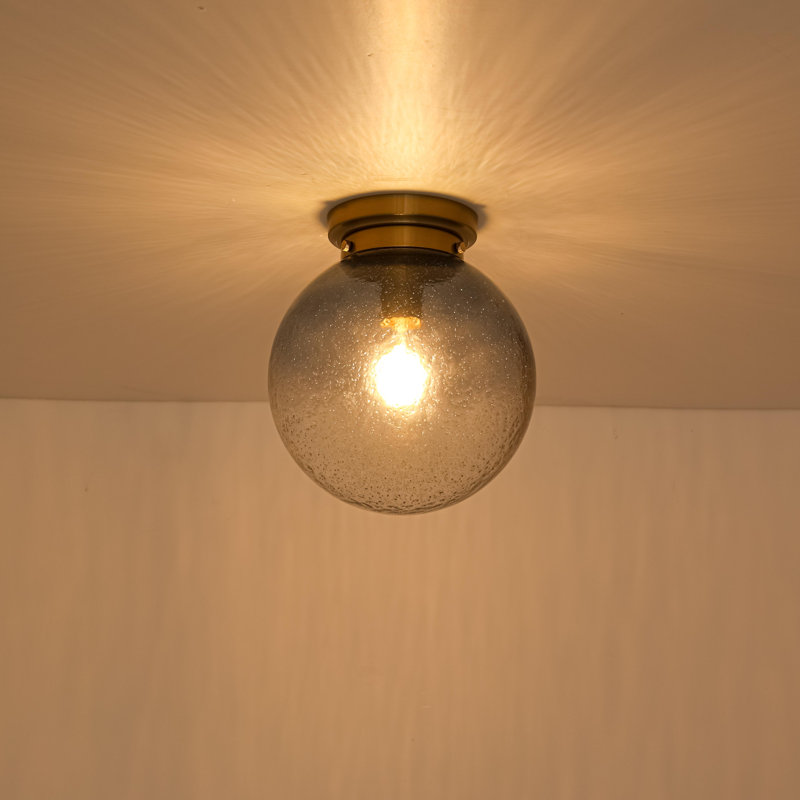 Glass Semi Flush Mount