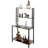 Classy and Elegant 4 Tiered Multifunctional Wooden Open Bar Shelves, Modern Console Table-2042815752