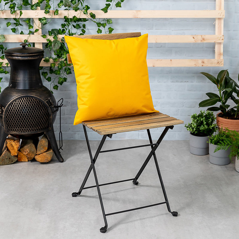 Indoor-Outdoor Cushion, Yellow