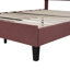 Lit plateforme tapissier