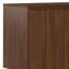 Buffet industriel contemporain en bois massif à 3 portes avec tablettes réglables Hunter-311786759
