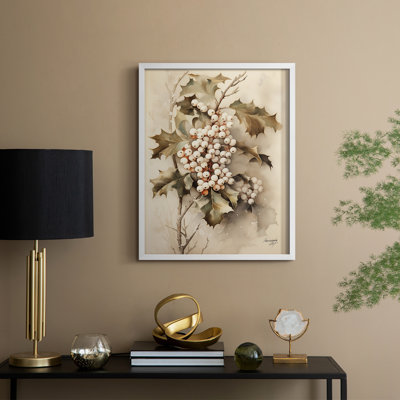 «Christmas Holiday Art DCL XXXVI», reproduction encadrée - bois massif