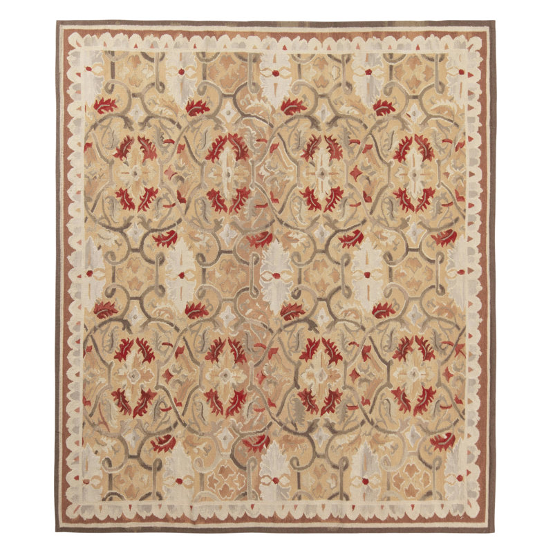 One-of-a-Kind Rectangle 7'2" X 8'3" Hand Knotted Area Rug