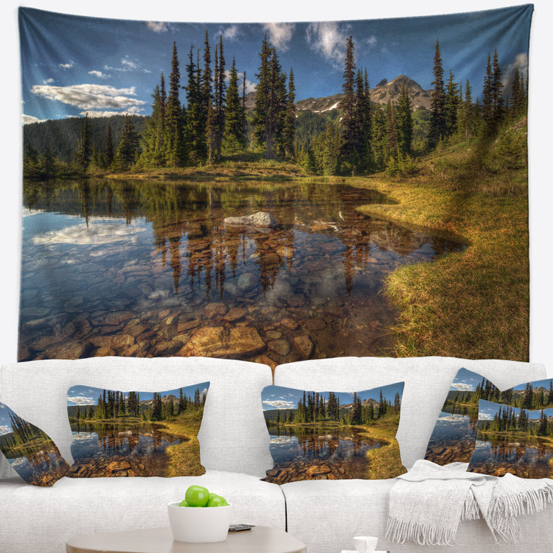 Polyester Tapestry, 78" H x 92" W