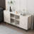 Console Table with 4 Legs,2 Cabinets