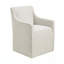 Chaise avec accoudoirs à roulettes avec jupe-262052932