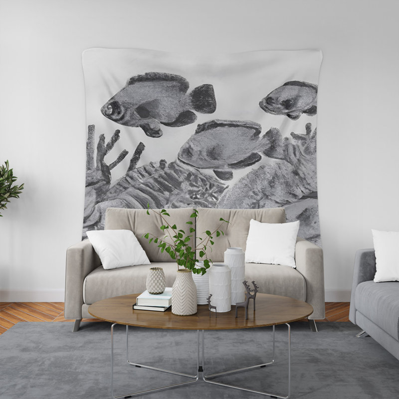 Tapisserie murale, H 88 po x l 104 po