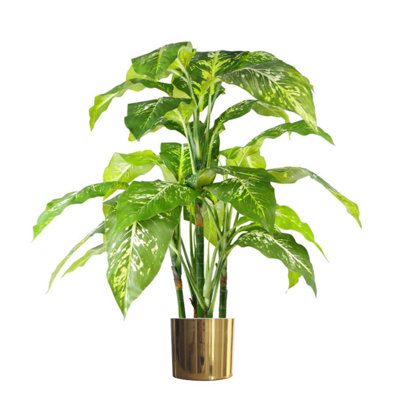 100 cm H Faux Palm Plant