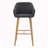 Linen Fabric Upholstered Bar Stools-913553331