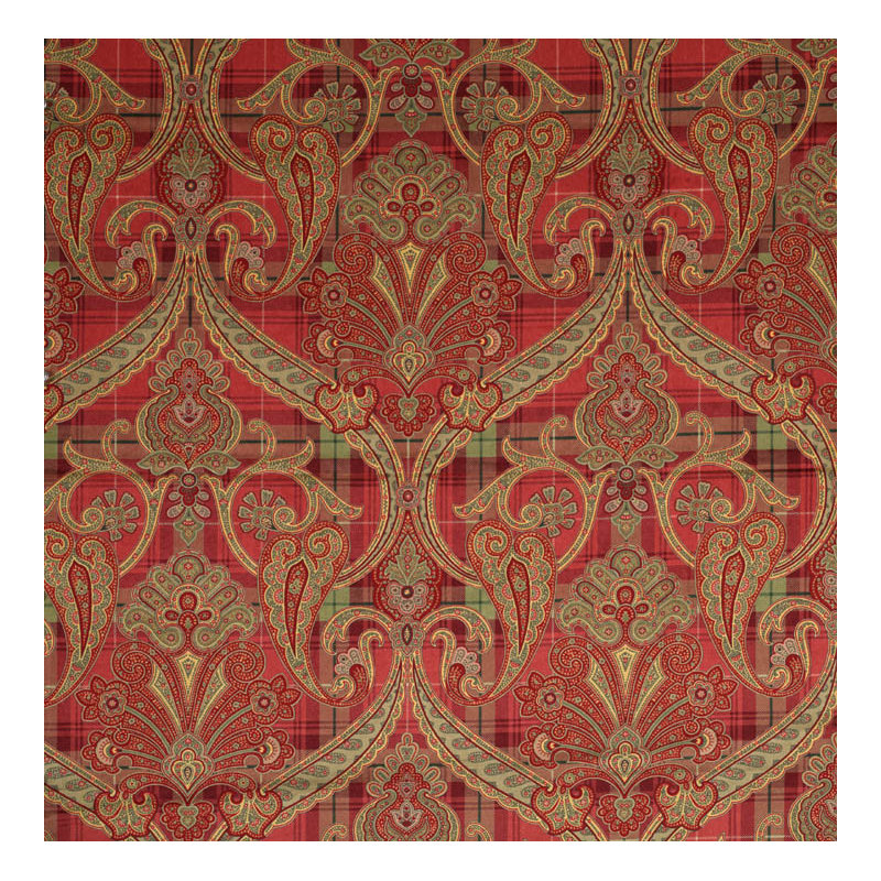 Highland Fling Fabric, Reds/Pink
