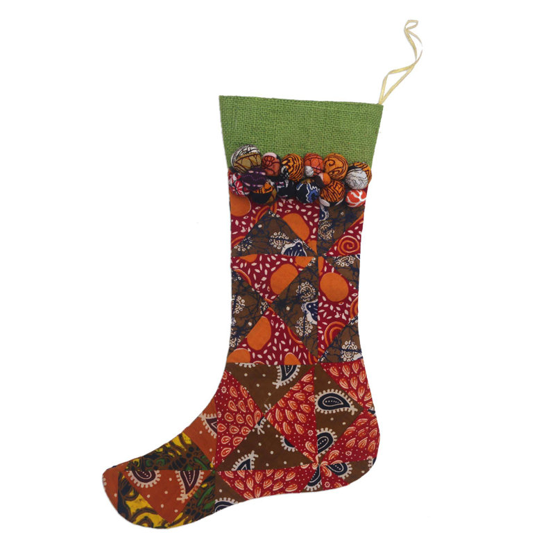 Chaussette de Noël Batik