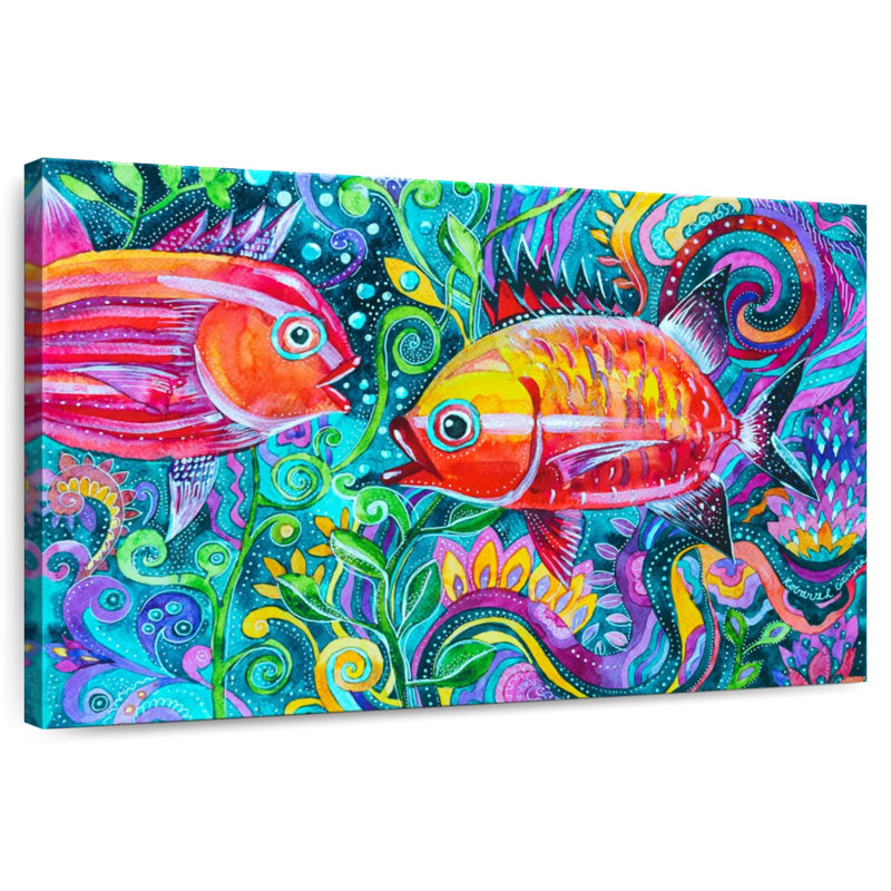 Brampt Underwater Fish, 20" H x 30" W