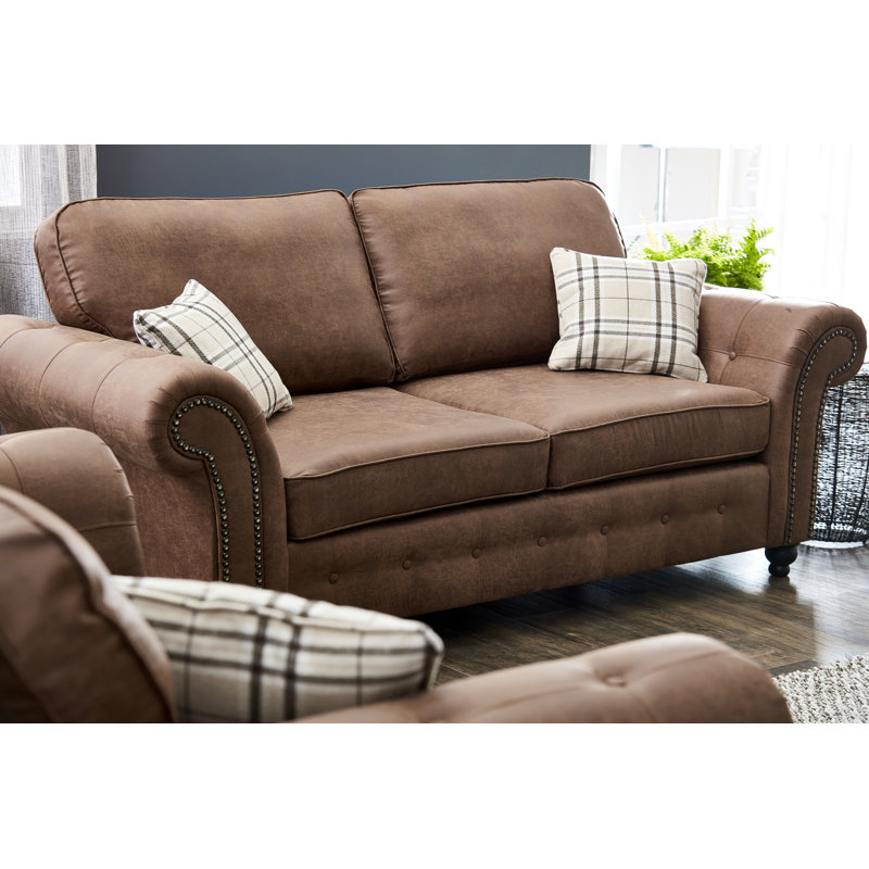 Bodnar Sofa, Brown, 3
