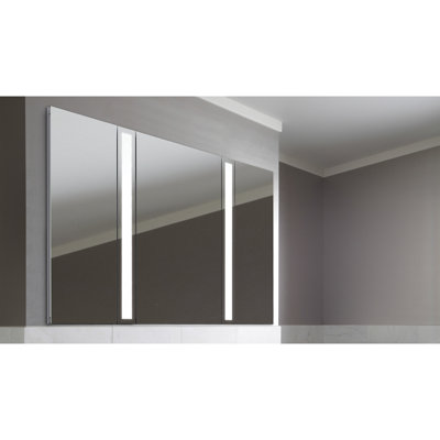 Inline 1-Light Gray Bath Bar