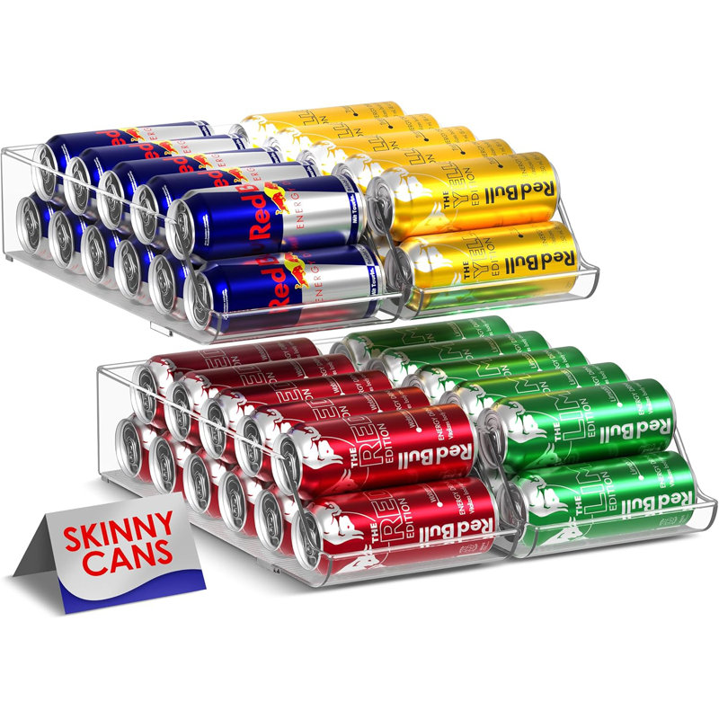 10 Skinny Soda Can Organizer (4 Pack)