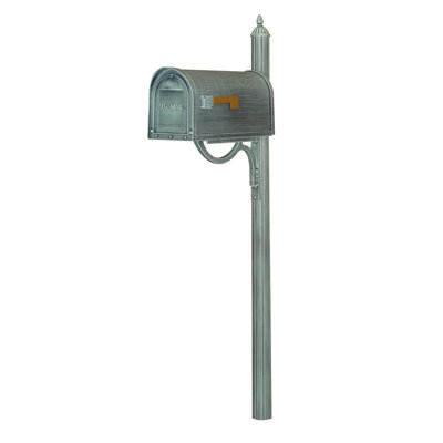 Aluminum Post Mounted Mailbox