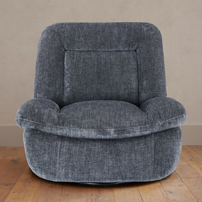 Ankita Faux Leather Armless Swivel And Rocking Recliner With Footrest by Latitude Run
