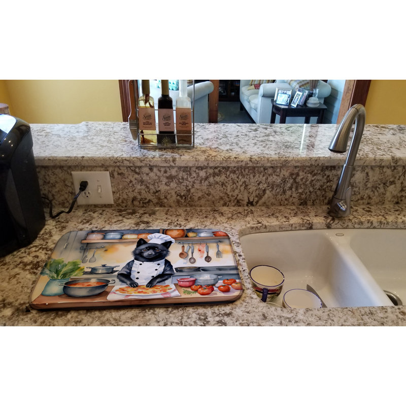 Tapis de vaisselle Schipperke The Chef