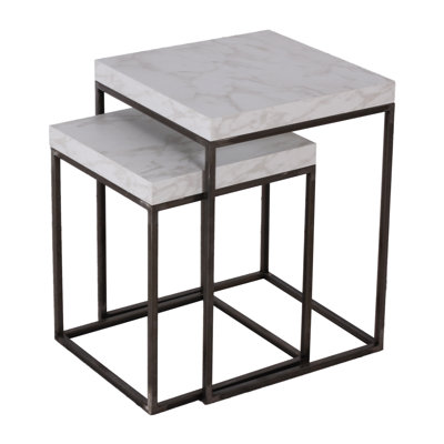Bahjat Andrea 2 Piece Nest of Tables