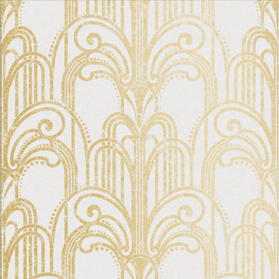 Damask Metallic Wallpaper Roll