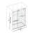 56-60 in. W x 76 in. H Single Sliding Frameless Shower Door in Chrome with 3/8 in.（10mm）Clear Tempered Glass-124840887