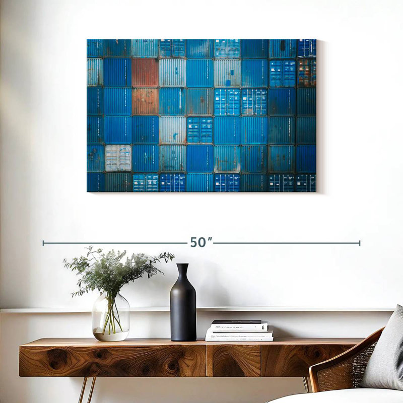 Avery Blue Cargo Containers, 24'' H X 36'' W