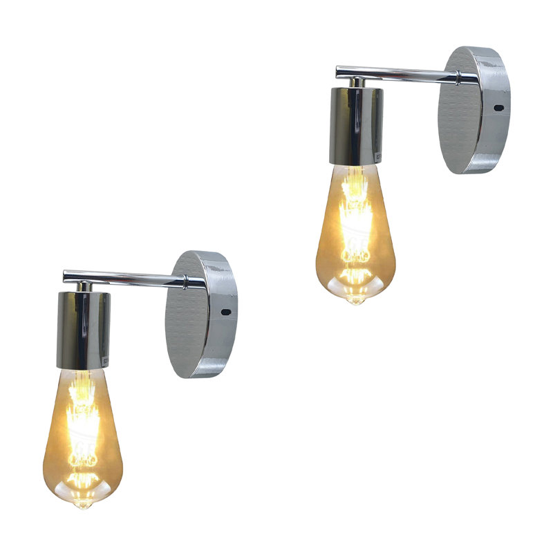 Lissowski Armed Sconce, Chrome, Yes