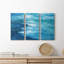 Crashing Waves I - peinture sur toile tendue 3 pièces-1438451385