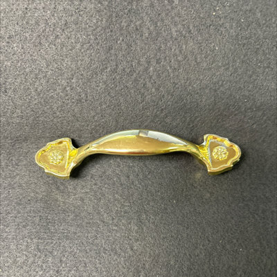 AS-IS  (100-Pack)  3" Decorative Spoon Pull Polished Brass