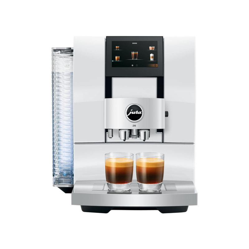 JURA Z10 Fully Automatic Espresso Machine with Cold Brew, Diamond White