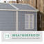 4'X6' Resin Outdoor Storage Shed
