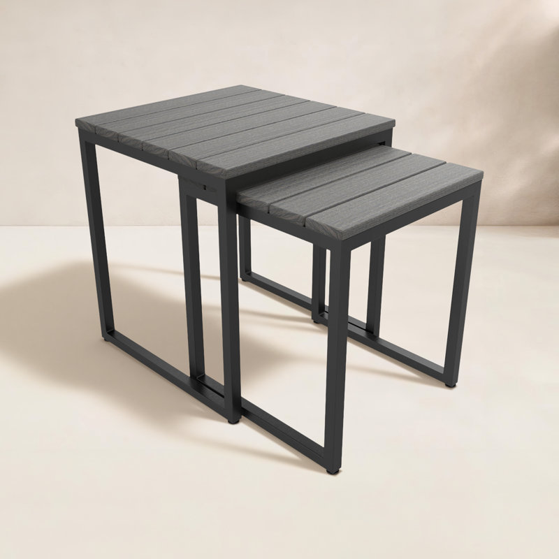 Ensemble de tables d'appoint Townsend, Noir
