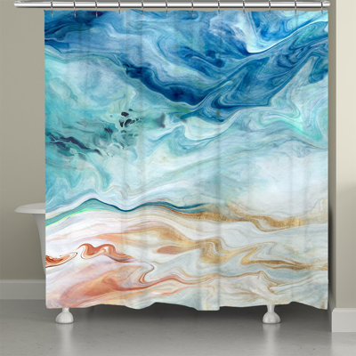 Kyre Abstract Shower Curtain