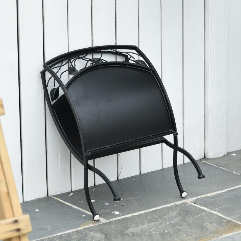 43.5cm W Metal Log Rack