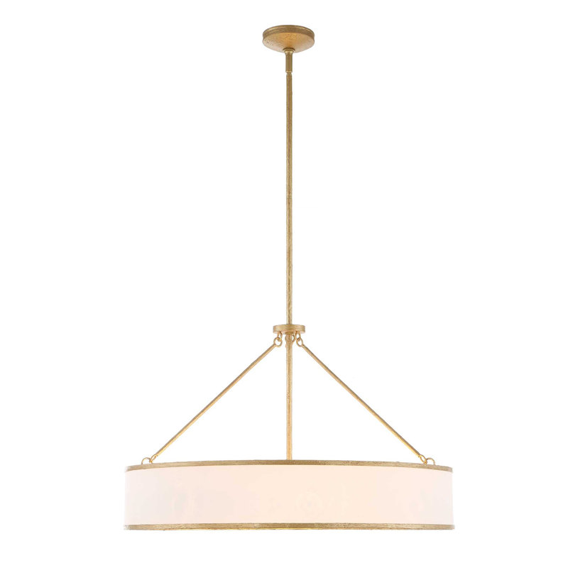 Luminaire suspendu tambour 8 lumières Uttermost Algiers