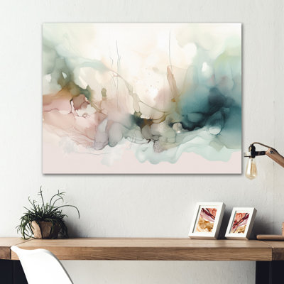 Éclat de peinture vibrante I - décoration murale géométrique moderne