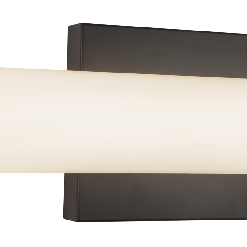 Rico 30-in Black dimmable LED Wall Sconce, Matte Black