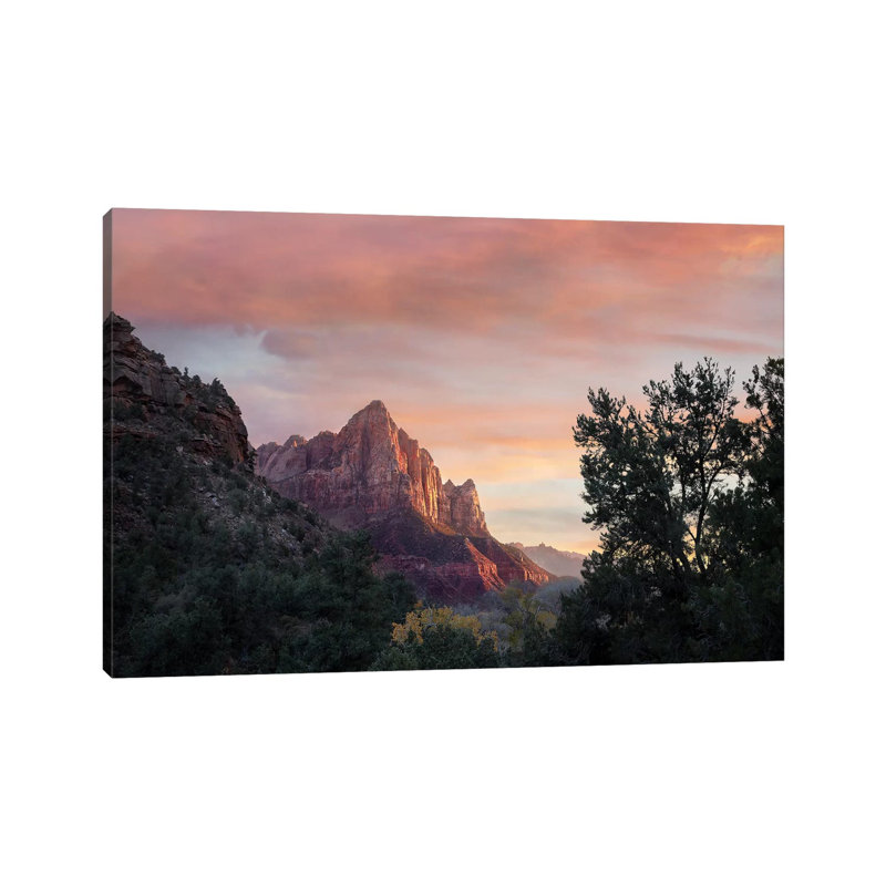 The Watchman, Zion National Park, Utah 1 Piece Wrapped Canvas Wall Art, 66.04 cm H x 45.72 cm W x 3.175 cm D