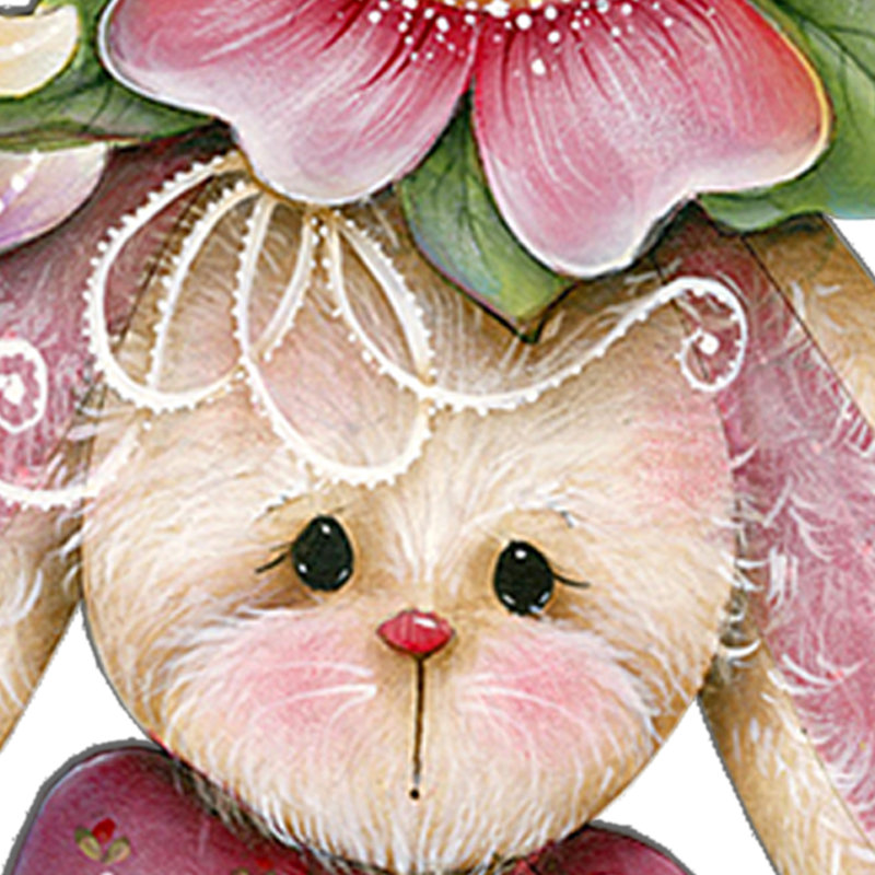 The Easter Bunny Wooden Door Hanger