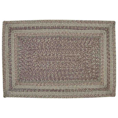 Tapis gris en coton tressé à la main Chavis